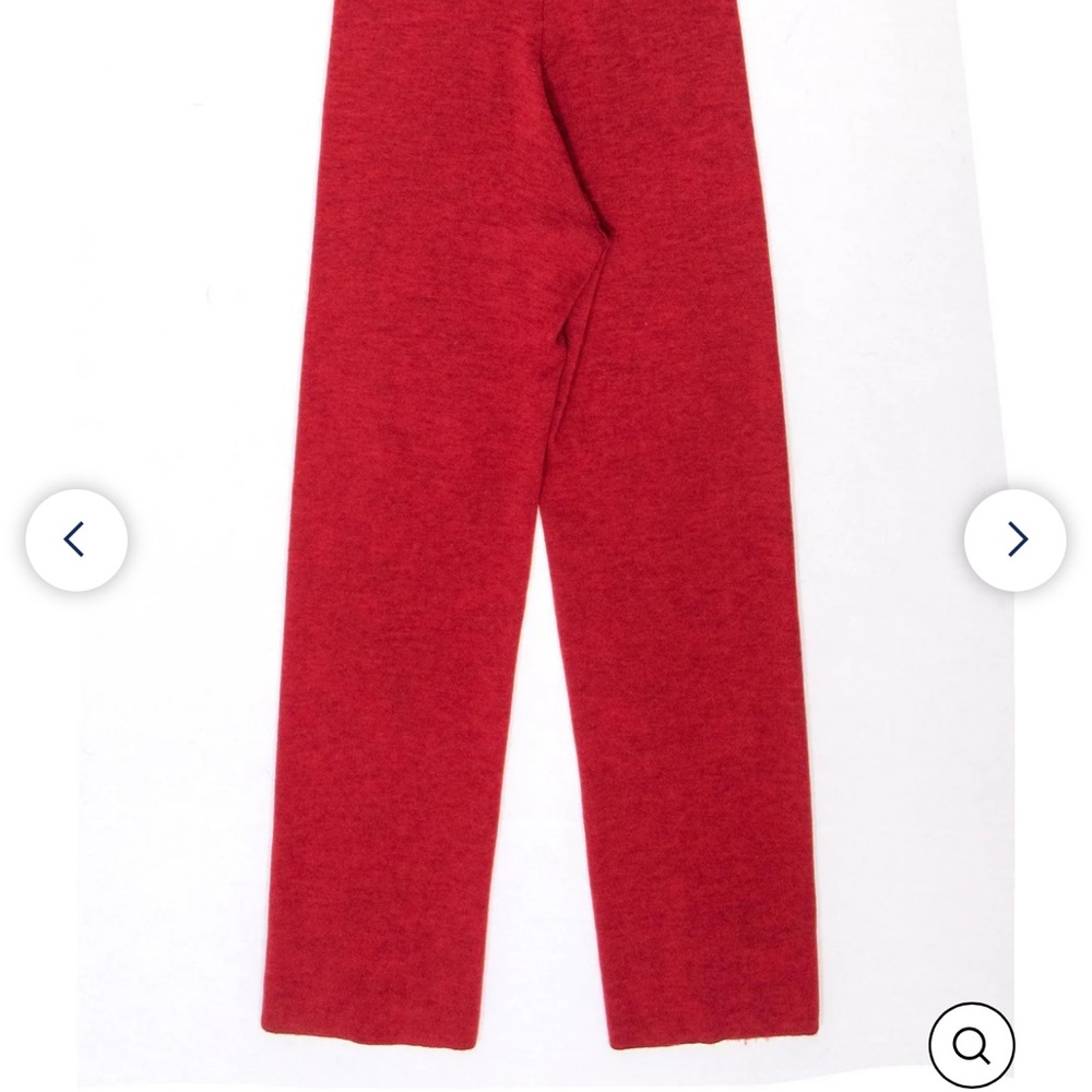 Eileen Fisher Red Straight Leg Pants
